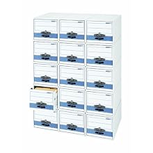 Bankers Box Stor/Drawer Steel Plus Storage Drawers,  Letter, 6 Pack (00311)