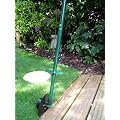 Great Ideas Long Handled Lawn Edger - Roller Cutter Tool With Wheel For Quickly Cutting Neat Grass Edging
