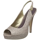 Madden Girl Women's Oaklannd Slingback Pump,Gold Glitter,10 M US