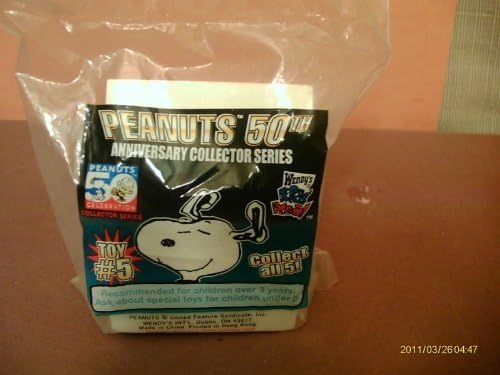 PEANUTS 50TH ANNIVERSARY TOY #5 WENDY'S KIDS MEAL