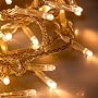48 LED Lichterkette 4m WARMWEISS Kabel transparent&hellip von Dyntronic