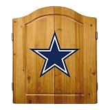 NFL Bristle Dart Board with Cabinet ColorSize - Dallas Cowboys - 13.5 inches