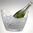 Acrylic Ice Bucket - 2 Bottle Clear by Prodyne