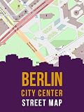Berlin, Germany City Center (Berlin-Mitte) Street Map