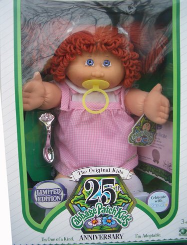 Cabbage Patch Kids 25th Anniversary Doll - Caucasian Girl with Red Hair