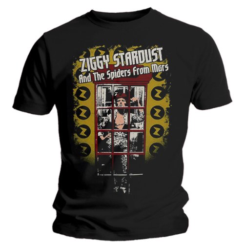 Mens T-Shirt David Bowie Ziggy Stardust Black 5353Tsbpm Medium