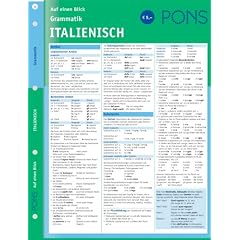 PONS Grammatik auf einen Blick: PONS Grammatik auf einen Blick. Italienisch (Nicht gebunden)