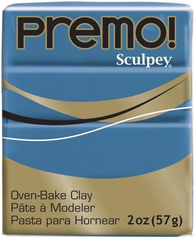 Premo Sculpey Polymer Clay 2 Ounces-Denim