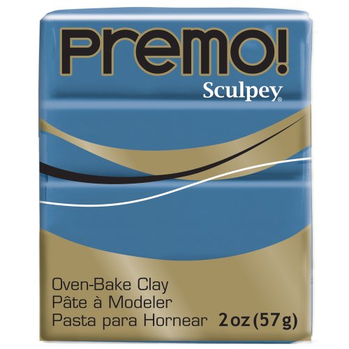 Premo Sculpey Polymer Clay 2 Ounces-Denim