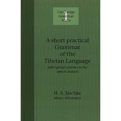 Short Practical Grammar of the Tibetan Language