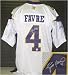 Brett Favre Autographed/Hand Signed Authentic Away Reebok Minnesota Vikings Jersey