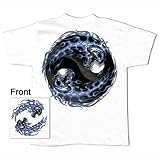 Guardians Of Paradise - Chrome Yin Yang Skull T-Shirt at Red Rocket