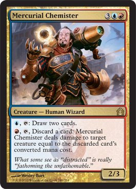 Magic the Gathering - Mercurial Chemister 180 - Return to RavnicaB009AWSQGY : image