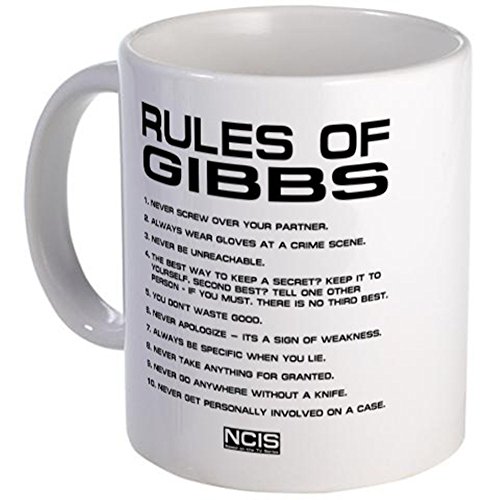 CafePress Mug - NCIS: Gibbs Rules2 Mug - S White