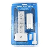 Fosmon? Premium Quality Nintendo Wii Remote Rechargeable Battery and Dockin ....