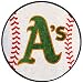 Oakland Athletics 29 Baseball Mat (Quantity of 1)