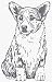 Dog Rubber Stamp - Welsh Corgi Pembroke - WCPEMB-1E