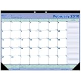 519l5qYsp0L. SL160  Brownline C181731 2010 Monthly Desk Pad, With Notes Section, 1 Page Per Month, 21 1/4 x 16, Blue &
