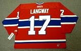 ROD LANGWAY Montreal Canadiens 1979 CCM Throwback Away NHL Hockey Jersey