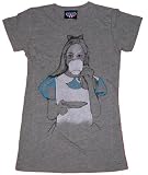 TS635 Alice In Wonderland Sketch Junk Food Junior Babydoll Soft T-Shirt