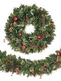 12' Montego Spruce Garland - Artificial Christmas Tree - 312 tips