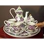 Miniature Porcelain Fine China Doll Tea Set - Fit's American Girl Dolls