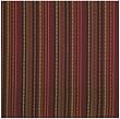 Durable Flat Weave 100% Cotton Colorful Brown and Orange Striped Tablecloth 54x90 Inches