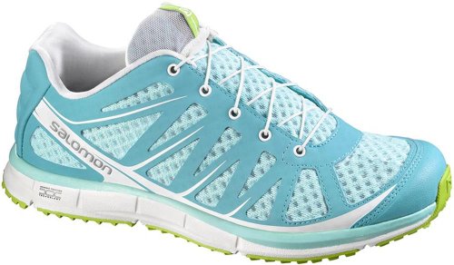 Salomon Women's Kalalau Shoe,Topaz Blue/Dark Azure Blue/Organic Green,8.5 M US On Sale
