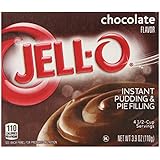 Jell-O Instant Pudding & Pie Filling, Chocolate, 3.9-Ounce Boxes (Pack of 6)
