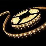 Flexible 300 SMD LED Strip Rope Tube Light 16.4FT Warm White For Yard Garden Sofa Floor Pool Tree