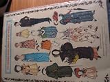 Kate Greenaway Antique Embossed Cut-out Paper Dolls