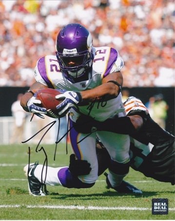 Percy Harvin Autographed/Hand Signed Minnesota Vikings 8x10 Photo
