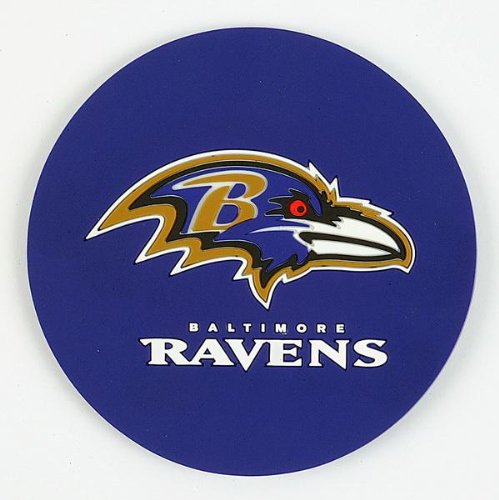 Baltimore Ravens Quality Vinyl Coasters (Set of 4)