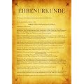 Urkunde Poster "Verein der Alten Schachteln" ca. 40 x 60 cm