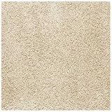 Cream 7' Square Shag Rug