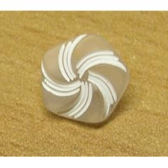 Blusen Kn�pfe 11 mm 5-eckig transparent/wei�