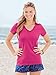 Fruit Of The Loom Heavy Cotton Hd Ladies' V-Neck Tee (Purple) (L)