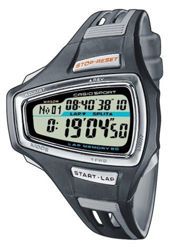 Casio - STR-900-1VER - Montre Homme - Quartz Digitale - Cardio Frequence - Multifonction - Bracelet Plastique Gris