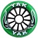 YAK Pro Model Wheel 100mm Green/Black