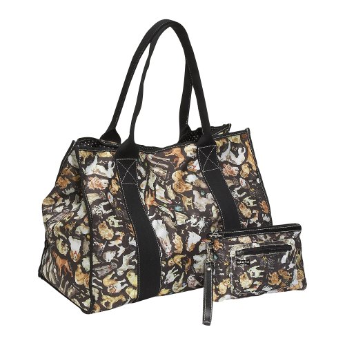Sydney Love Cats & Dogs Large Tote and Cosmetic Case