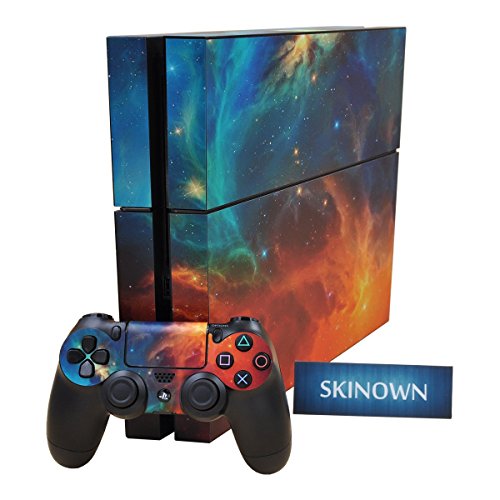 SKINOWNÂ® PS4 Skins Cosmic Nebular Sticker Vinly Decal Cover for Sony PS4 PlayStation 4 Console and Controller