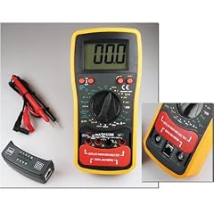 Digital LCD Multimeter Messger�t mit Sateliten-Finder, Kabeltester, Aufsteller, Batterie und Pr�fleitungen