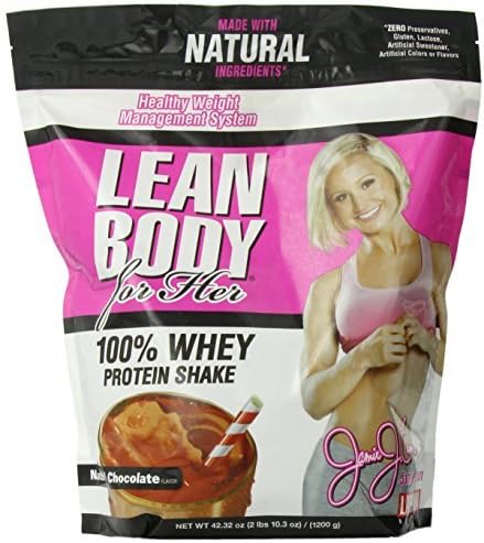 100% Whey Protein Shake Lean Toned Body For Her Natural Chocolate 1200 g by Alroby