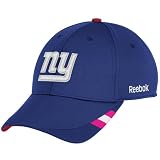 Reebok New York Giants Breast Cancer Awareness Coaches Structured Adjustable Hat Adjustable