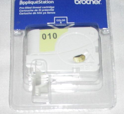 Brother Applique Station Pre-Filled Thread Cartridge 010 PALE YELLOW