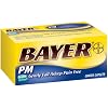 Bayer Aspirin Pain Reliever/ Fever Reducer, PM Nighttime Sleep Aid, 40-Count Coated Caplets (Pack of 4)