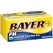 Bayer Aspirin Pain Reliever/ Fever Reducer, PM Nighttime Sleep Aid, 40-Count Coated Caplets (Pack of 4)