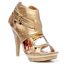 Michael Antonio Women's EDEN Gladiator Booties GOLD