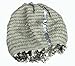 Vintage Women Lady Sparkly Shining Sequin Beret Hat Party Beanie Cap Club Dance Silver