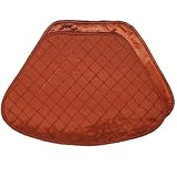 Bronze Taffeta Pintucked Wedge-Shaped Placemat for Round Tables